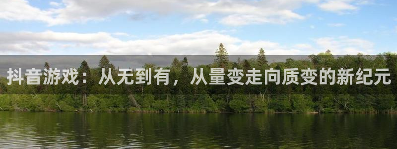 亿万28子市值：抖音游戏：从无到有，从量变走向质变的新纪元