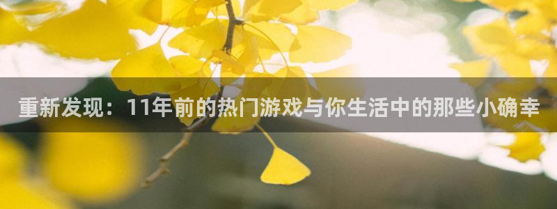 亿万28防水的质量怎么样：重新发现：11年前的热门游戏与你生活中的那些小确幸