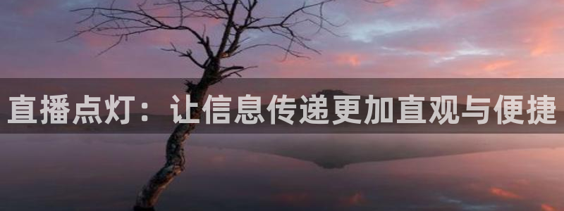 24直播网官网下载：直播点灯：让信息传递更加直观与便捷